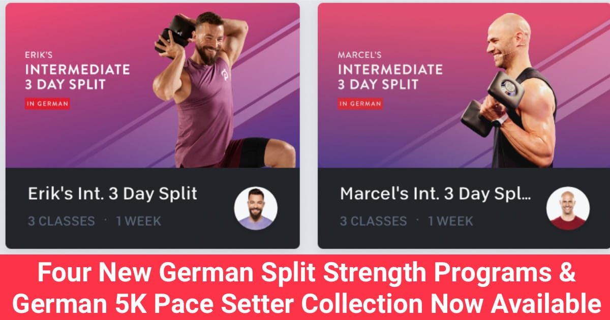 Four New German Split Strength Programs German 5K Pace Setter