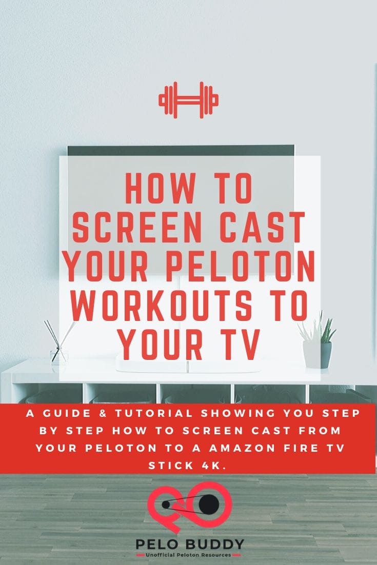 Peloton Screencasting & Mirroring (Miracast) now available to Amazon