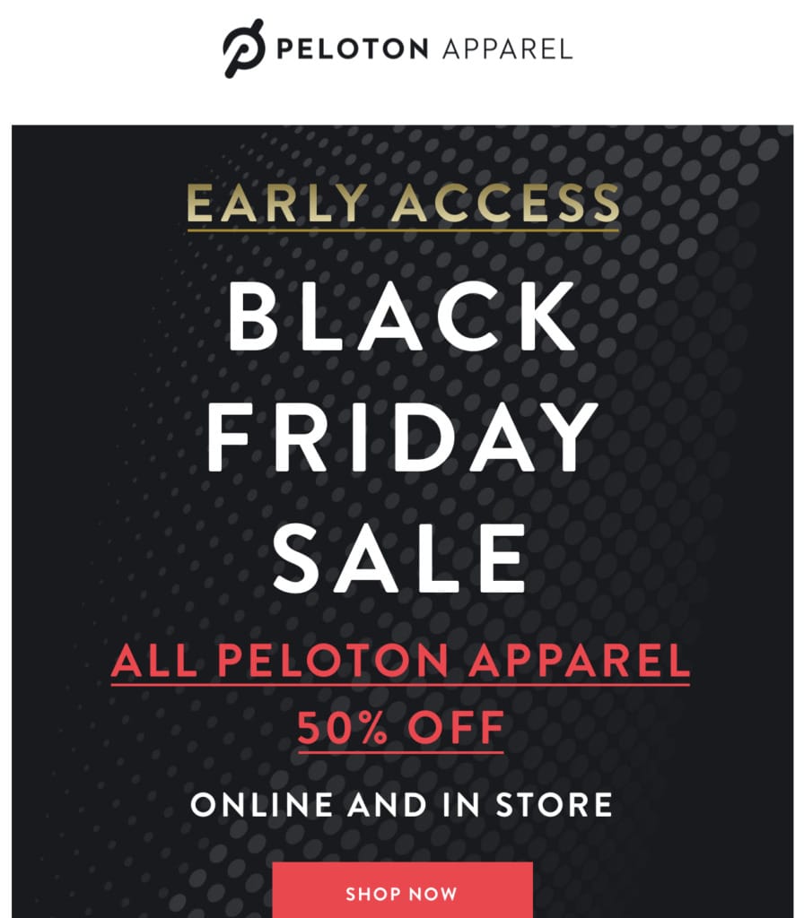 peloton bike black friday 2019