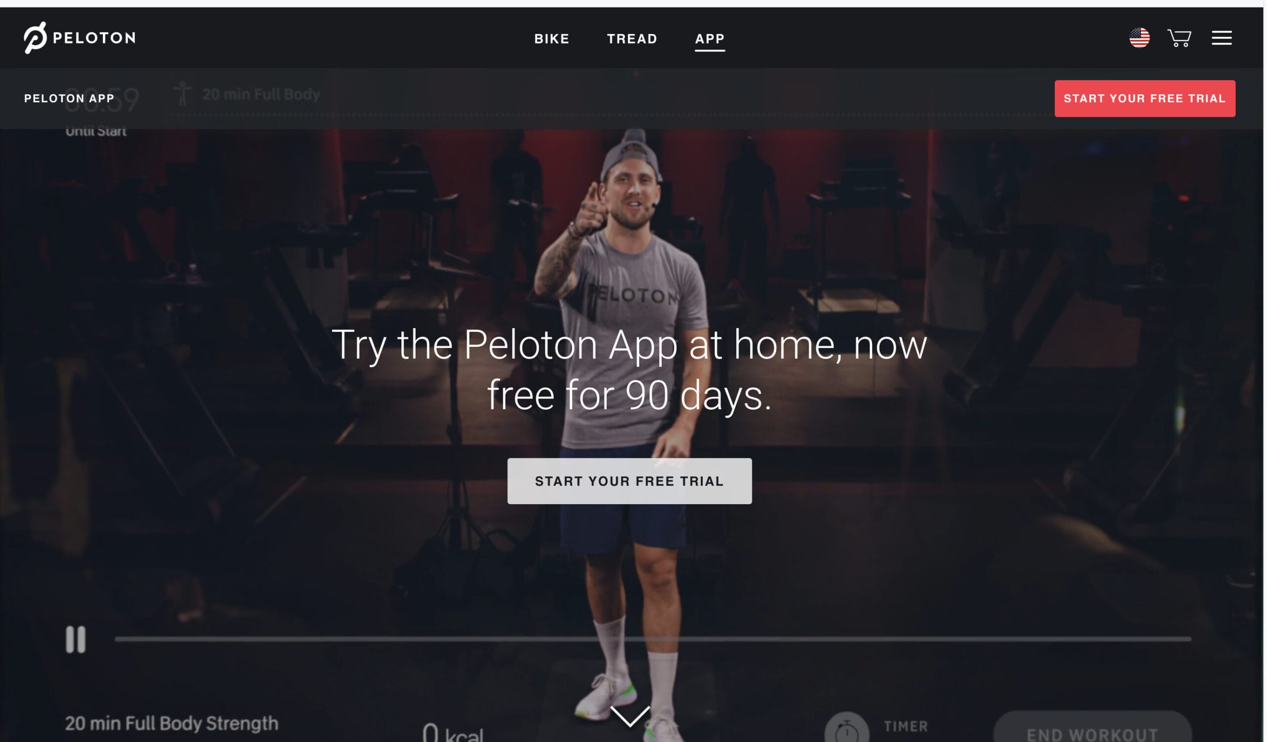 30 day home trial peloton