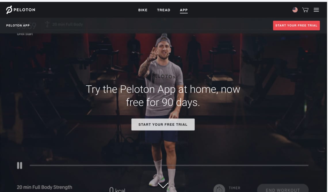 peloton 12.99 a month