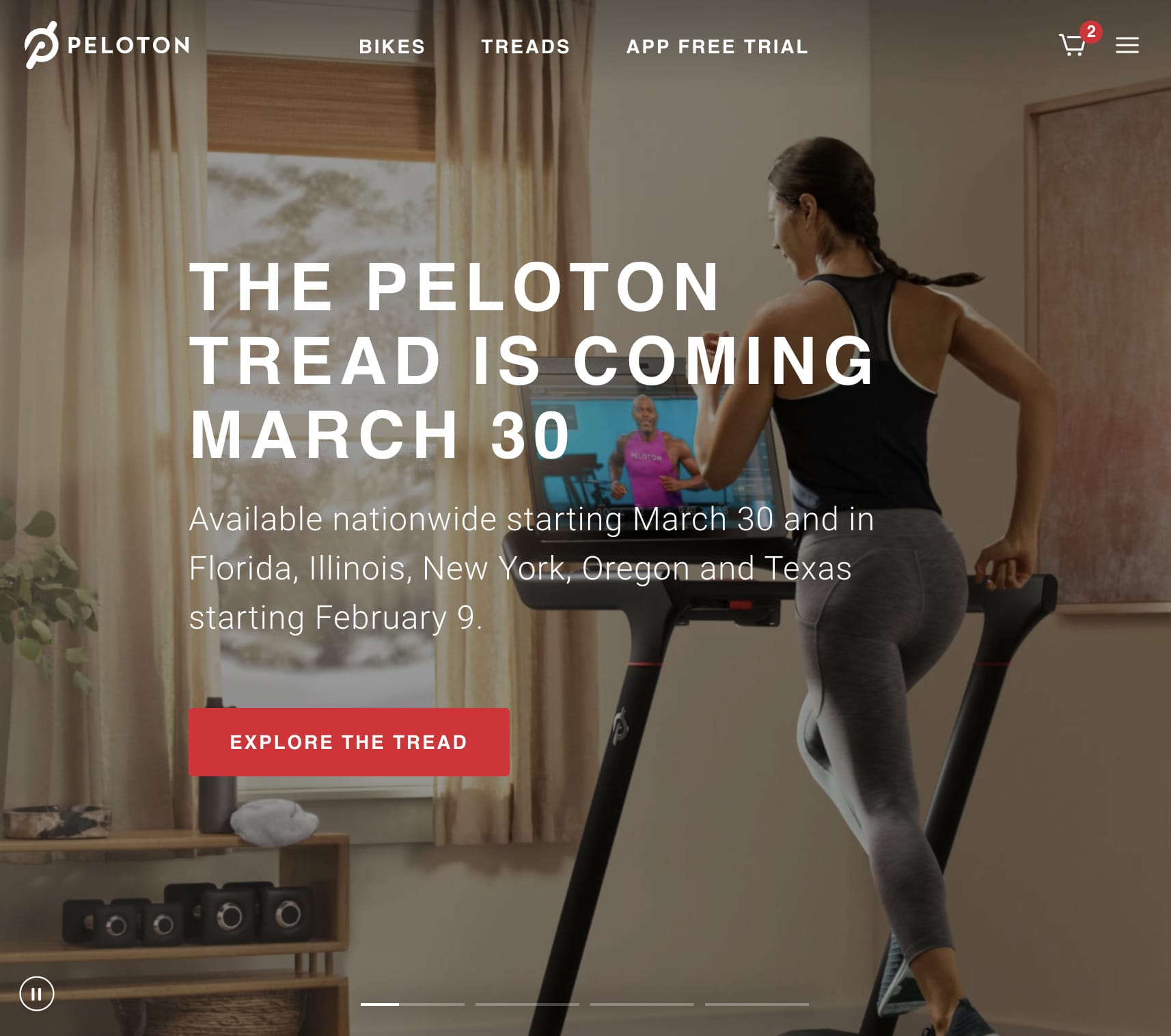 Lower cost Peloton Tread Release Date announced in US