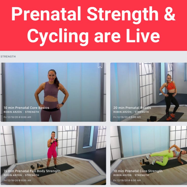 Official launch of Peloton prenatal cycling & strength