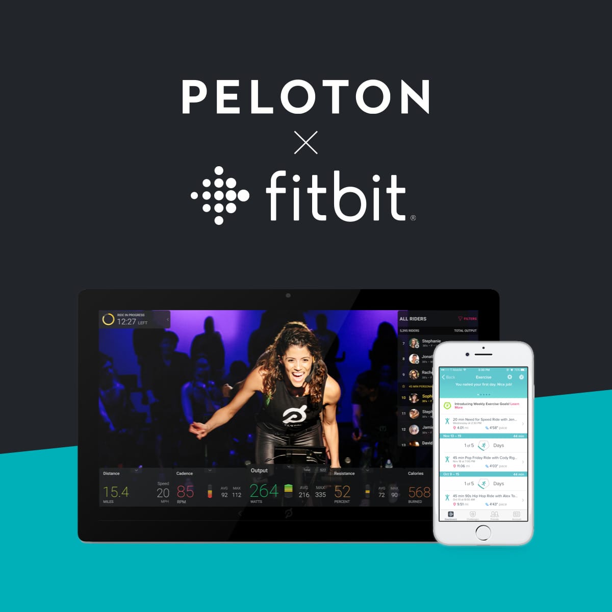 Does peloton connect to Fitbit?