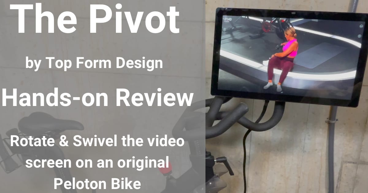 Easily Adjust & Rotate Your Peloton Monitor Spintray Top Form Design The Pivot for Peloton Bikes Peloton Accessories Made in The USA
