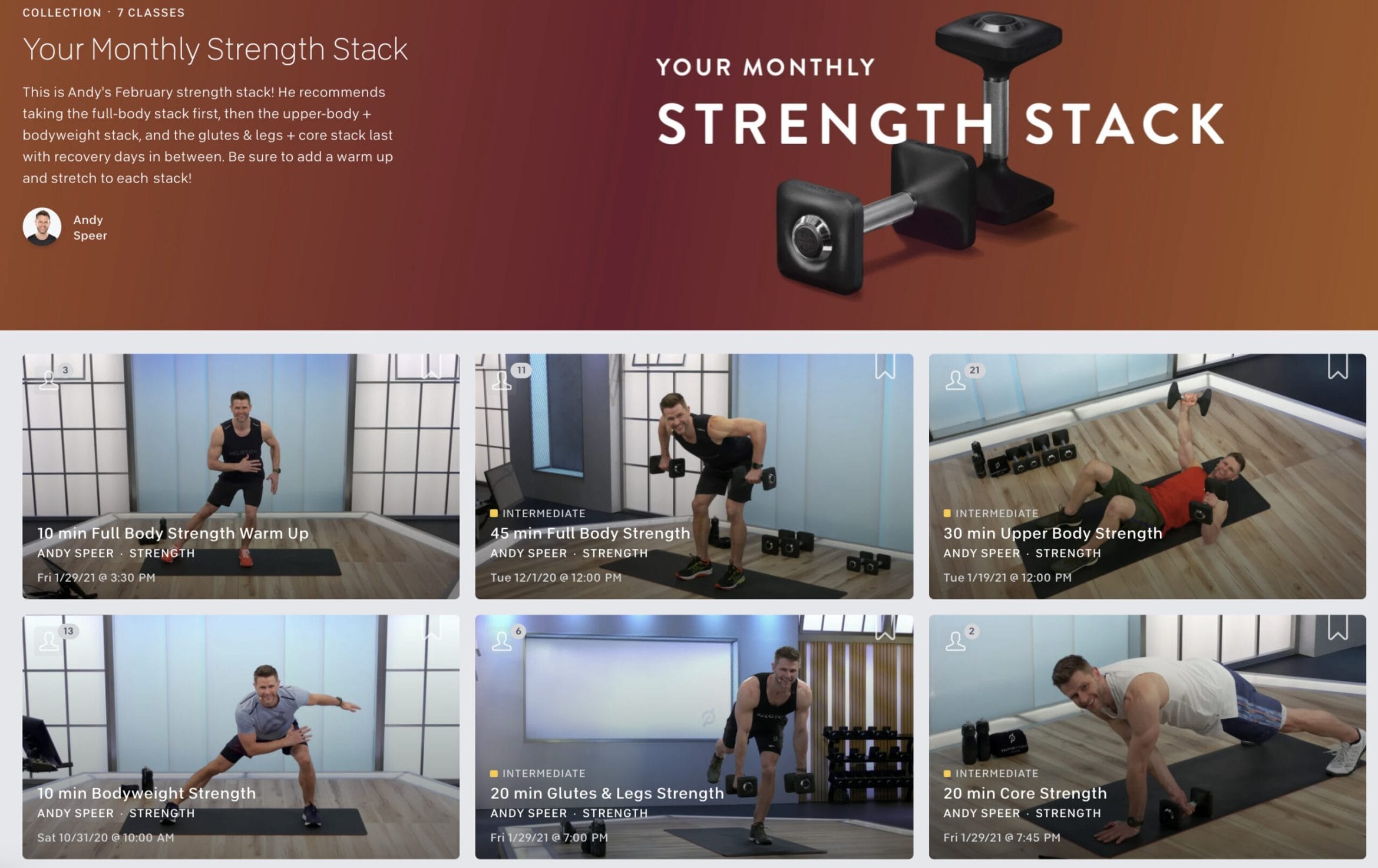 Peloton launches new training plan & collection -