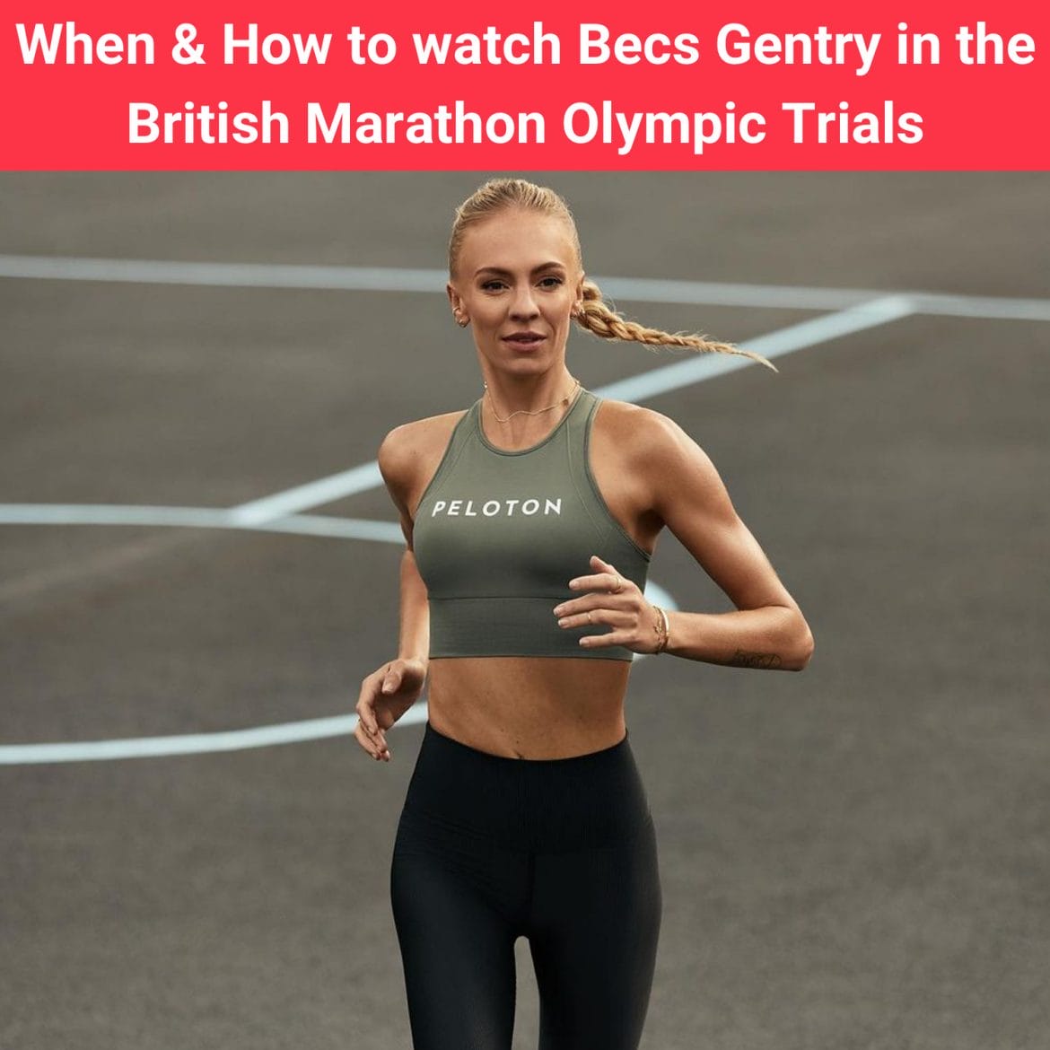 Peloton Coach Becs Gentry Results in the UK Olympic Marathon Trials