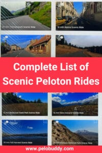 peloton scenic rides auto resistance