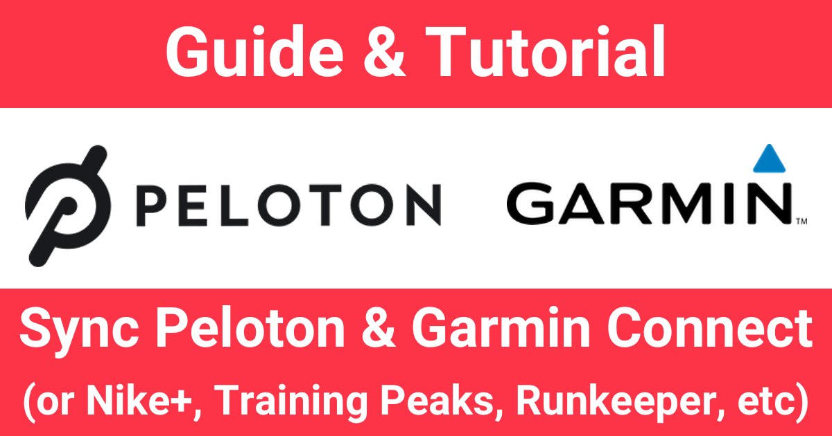 Guide: How to export & sync your workouts from Peloton to Garmin Connect (or Training Peaks, - Peloton Buddy