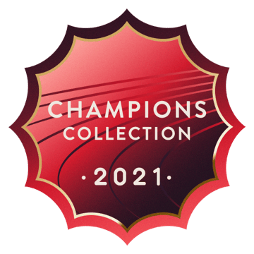 The new Peloton Champions Collection badge.