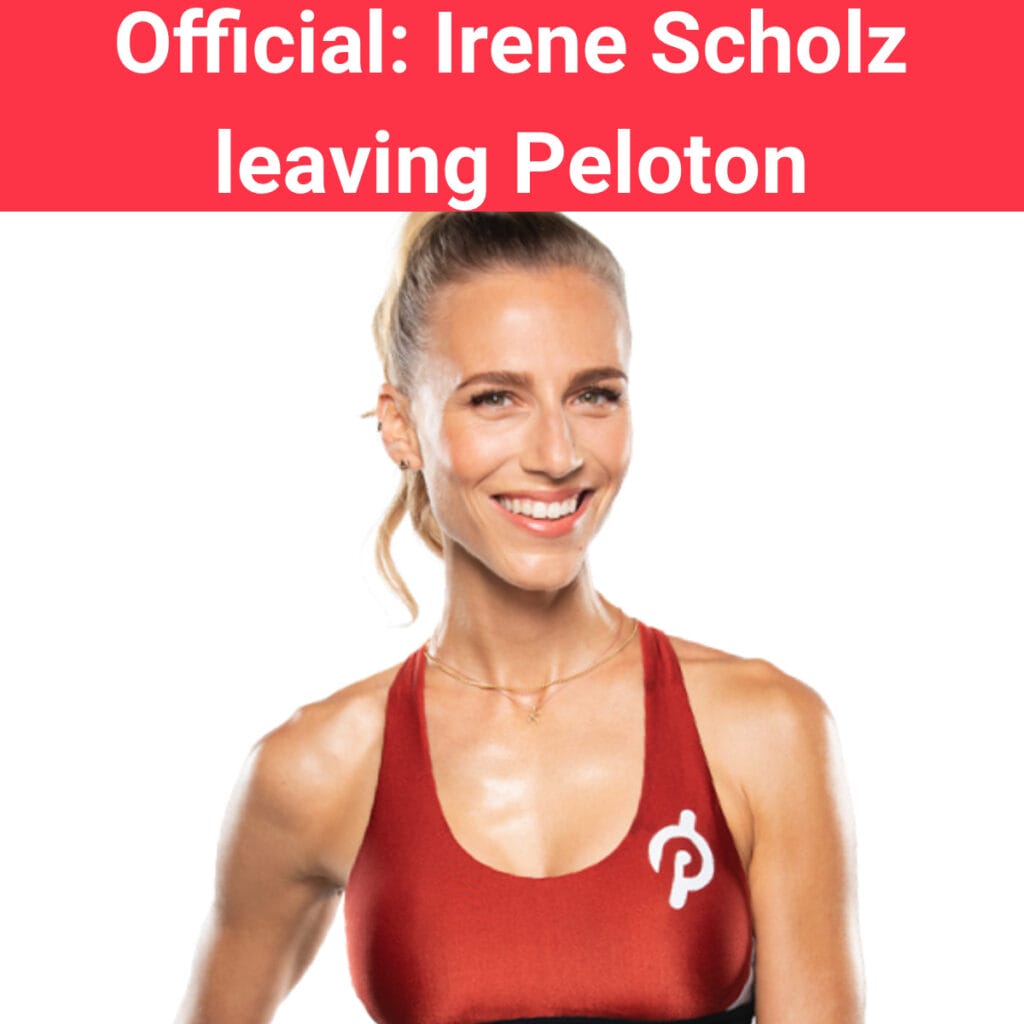 Official: German Peloton Instructor Irene Scholz leaving Peloton ...