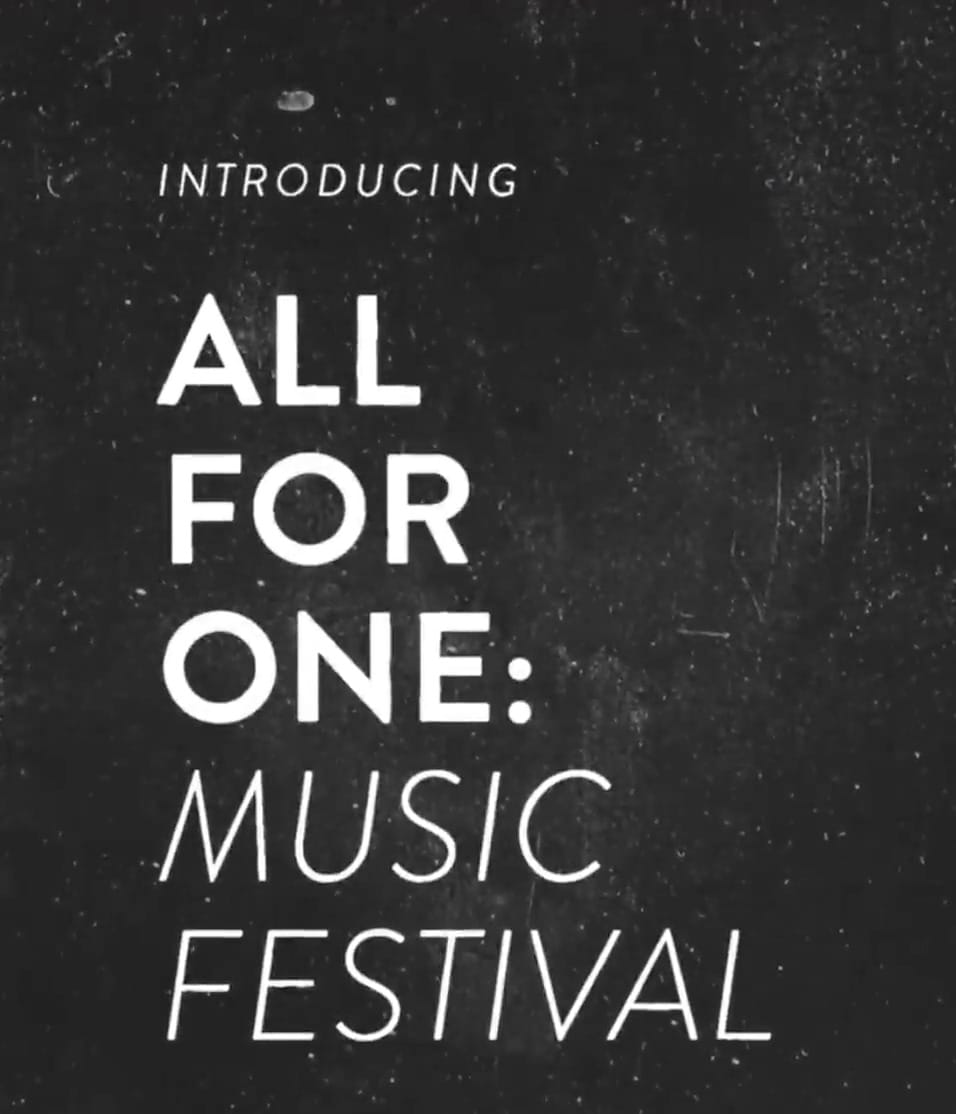 2021 Peloton All For One Music Festival Tease