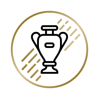 The Peloton Top Goals Challenge badge (Gold)