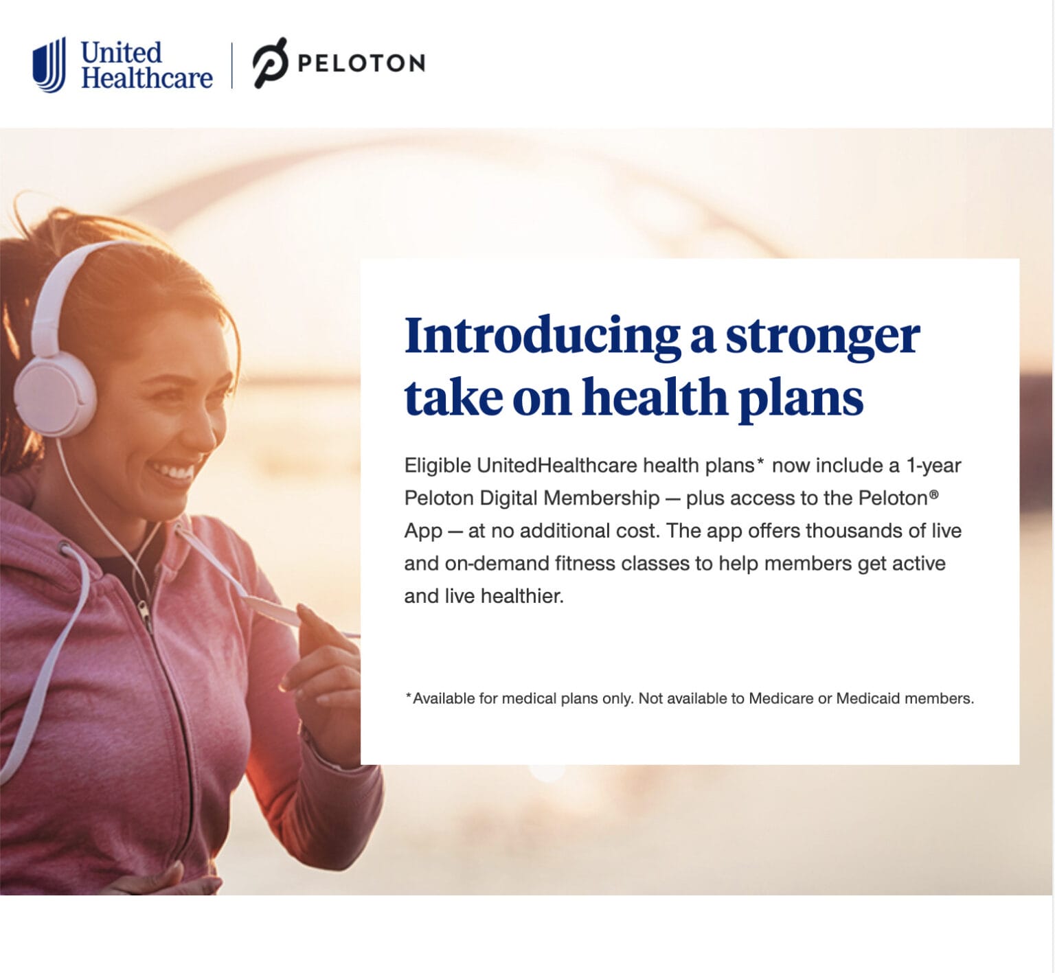 Free Year of Peloton Membership being offered to United Healthcare