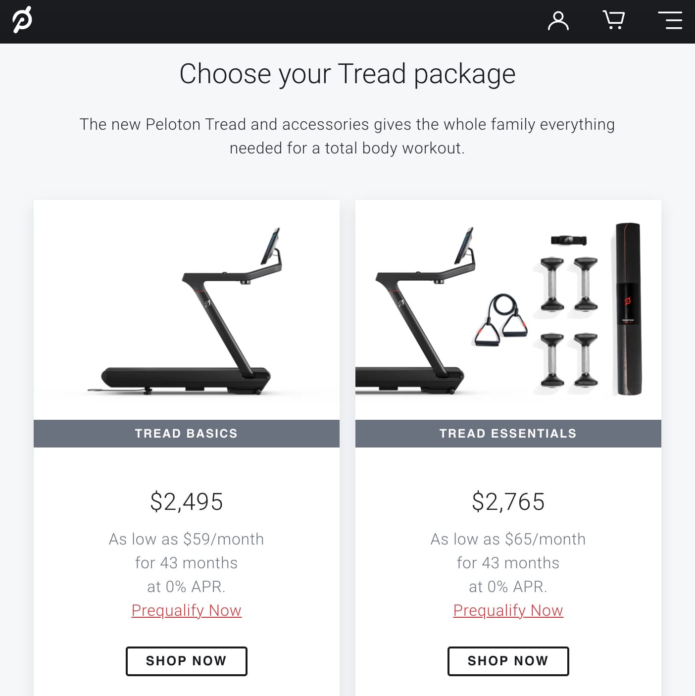 The Peloton Tread is available for purchase again.