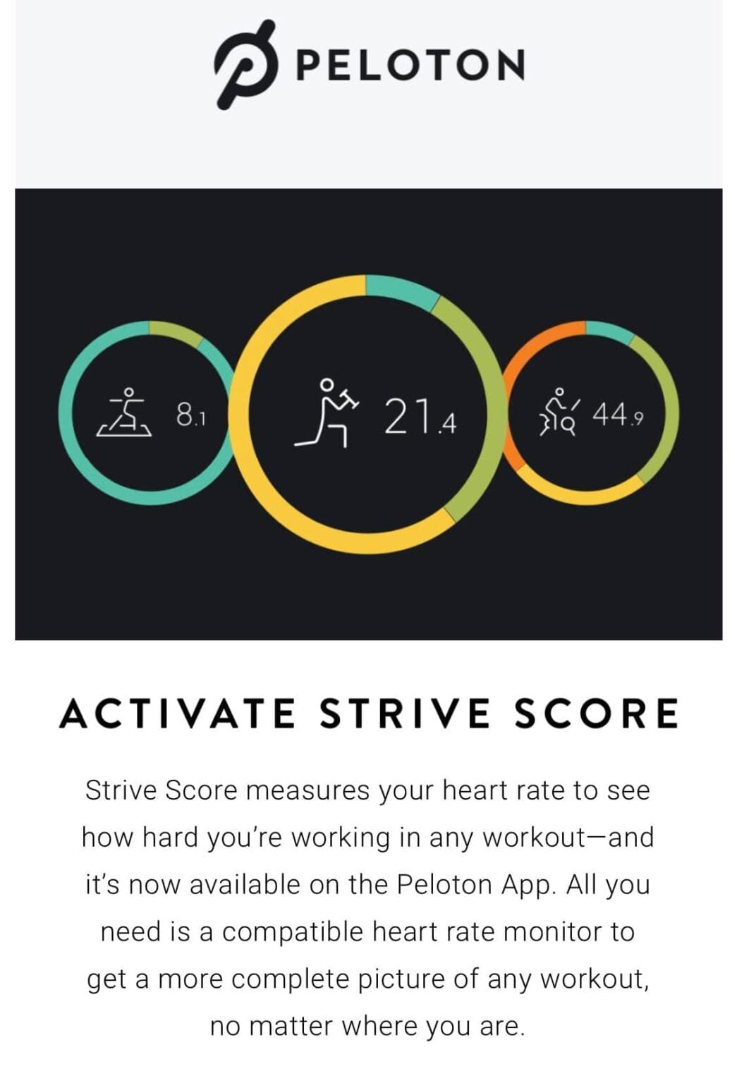 Peloton Strive Score Now Available for AppOnly Members Peloton Buddy