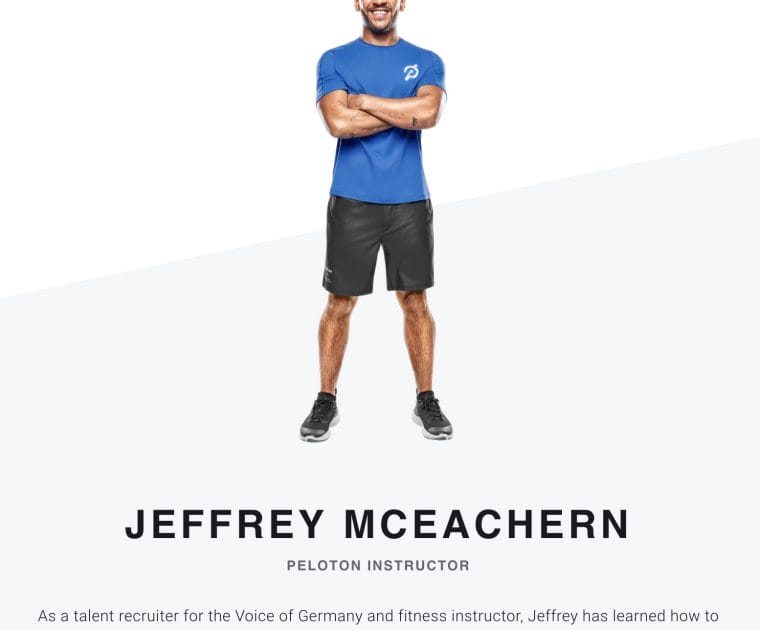 Jeffrey Mc Eachern - New German Peloton Tread Instructor