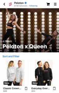 Image of Peloton x Queen apparel