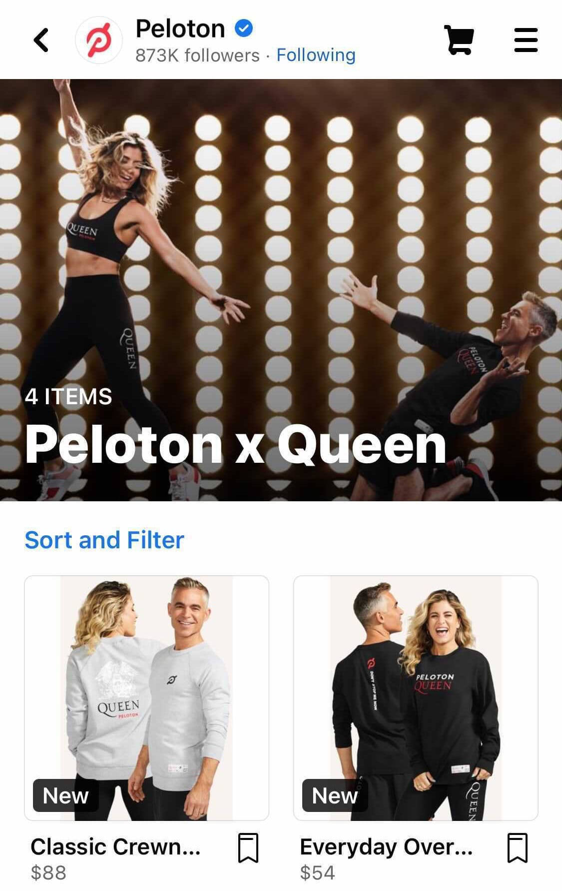 Image of Peloton x Queen apparel
