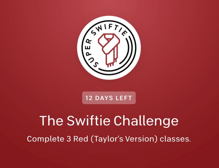 The Swiftie Challenge
