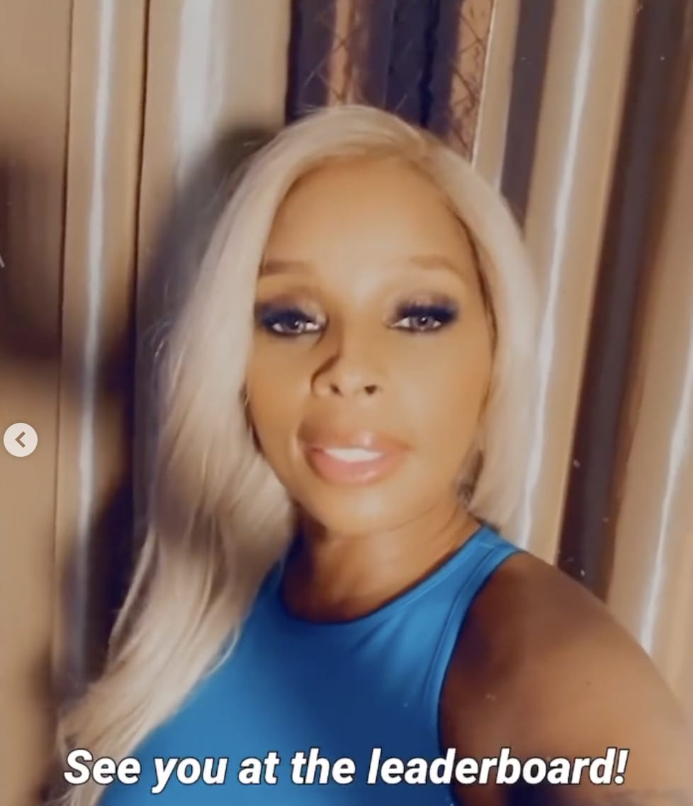 Mary J. Blige video for Peloton featured artist series.