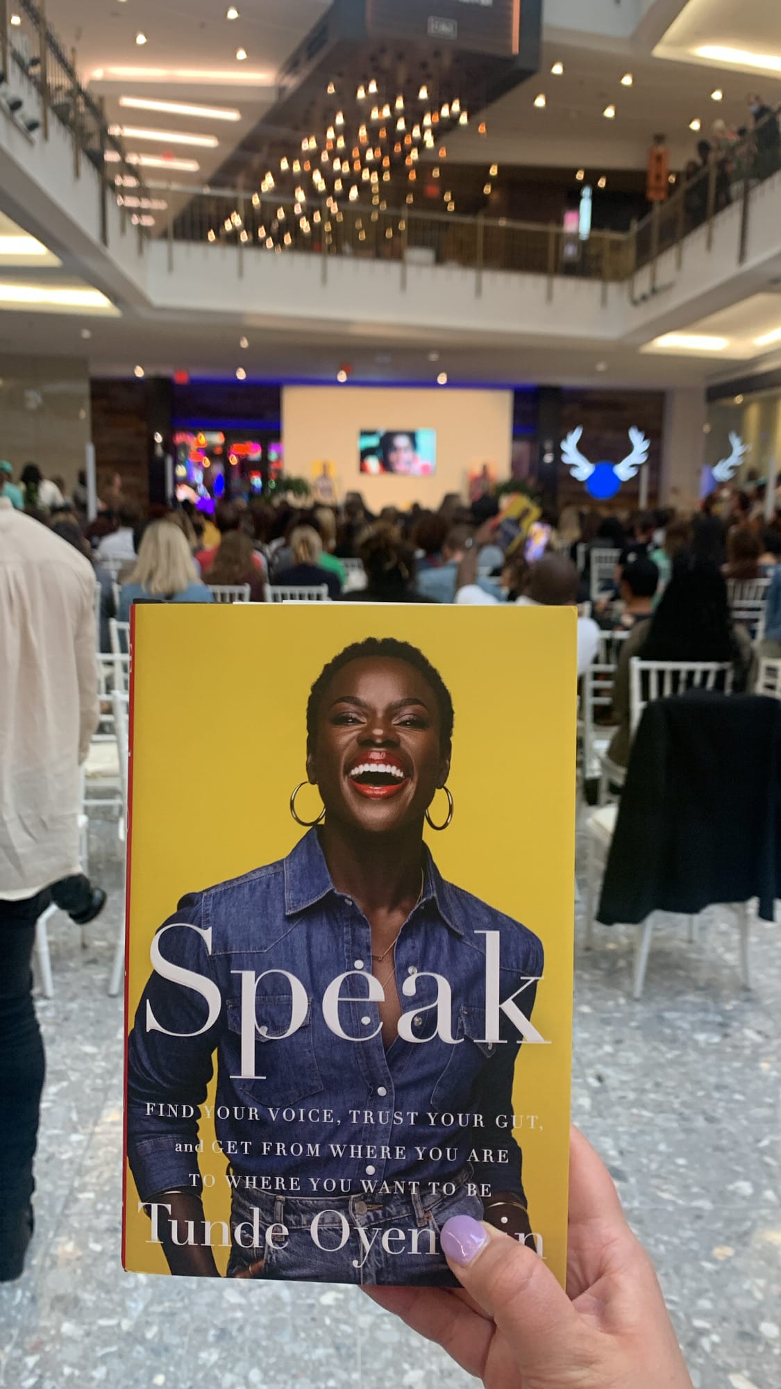 Tunde Oyeneyin's Book Tour stop in Tysons, VA on May 3, 2022.