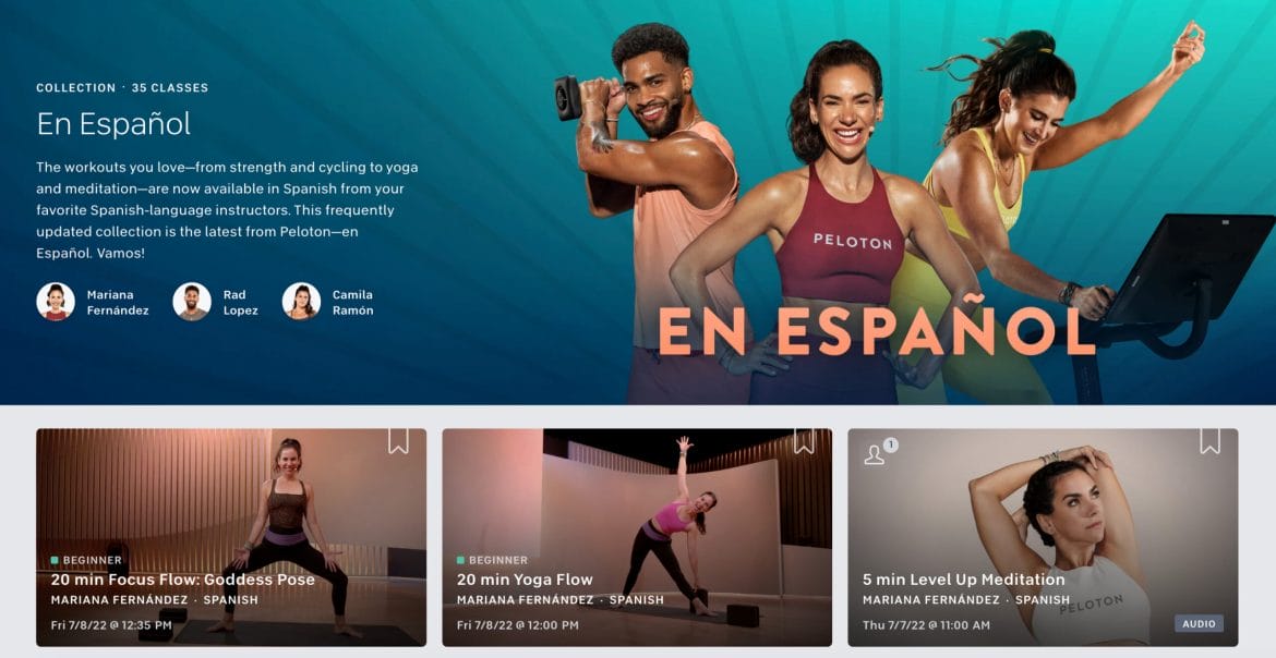 Peloton En Español Collection.