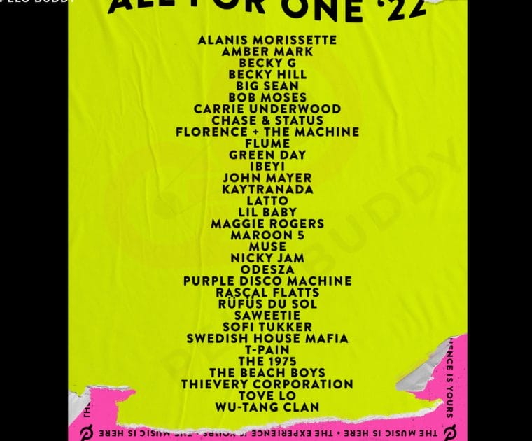 Peloton's 2022 All For One Music Fest Lineup & List of Classes