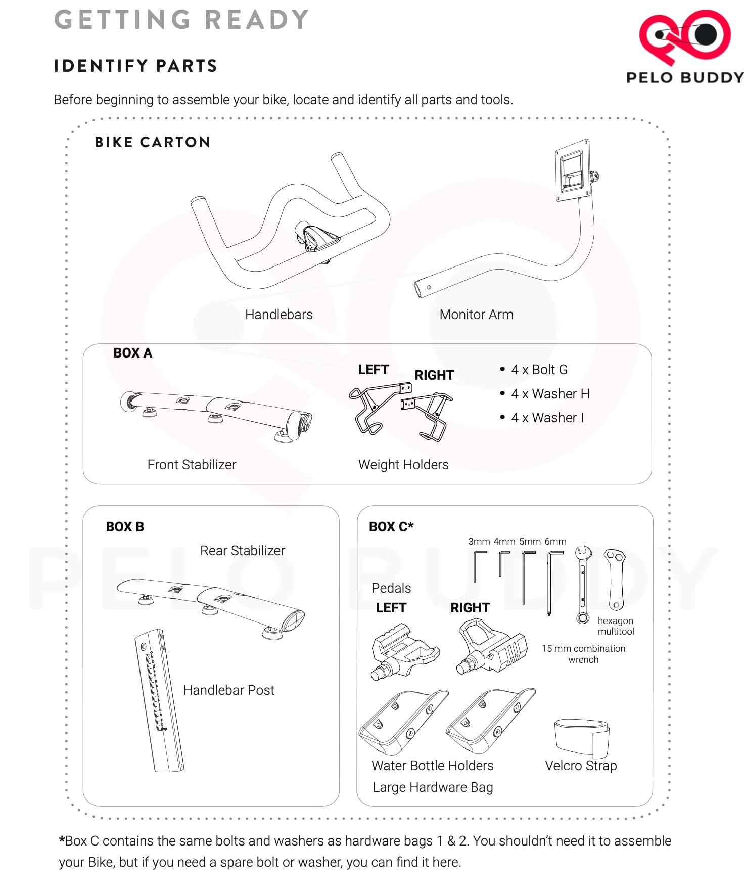 Peloton replacement shop parts