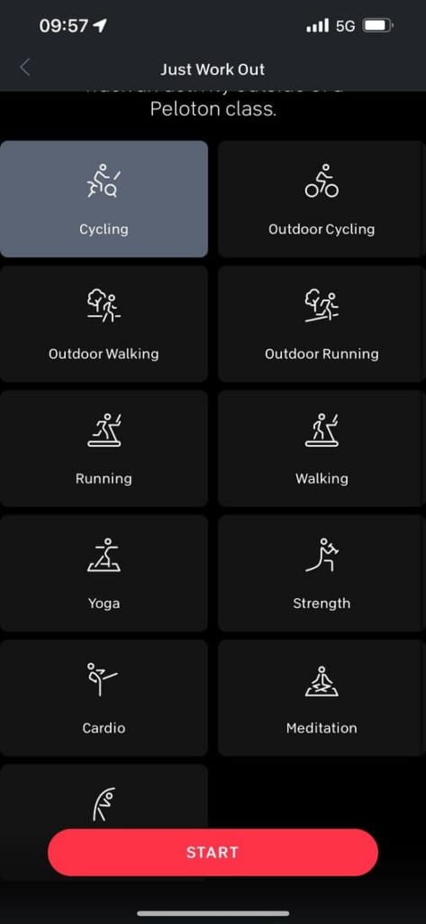 Additional Modalities Added To "Just Work Out" Feature