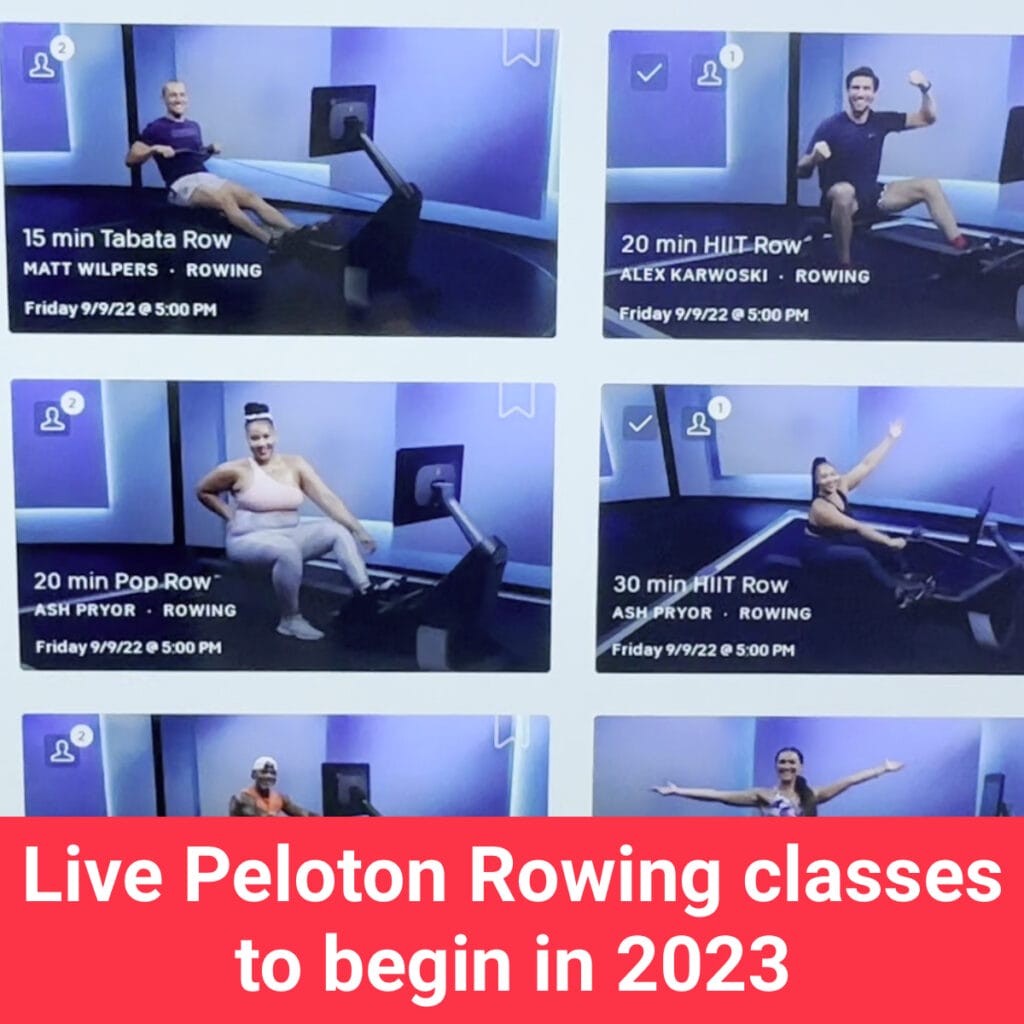 Live Peloton Rowing Classes to Begin in "Early 2023" Peloton Buddy
