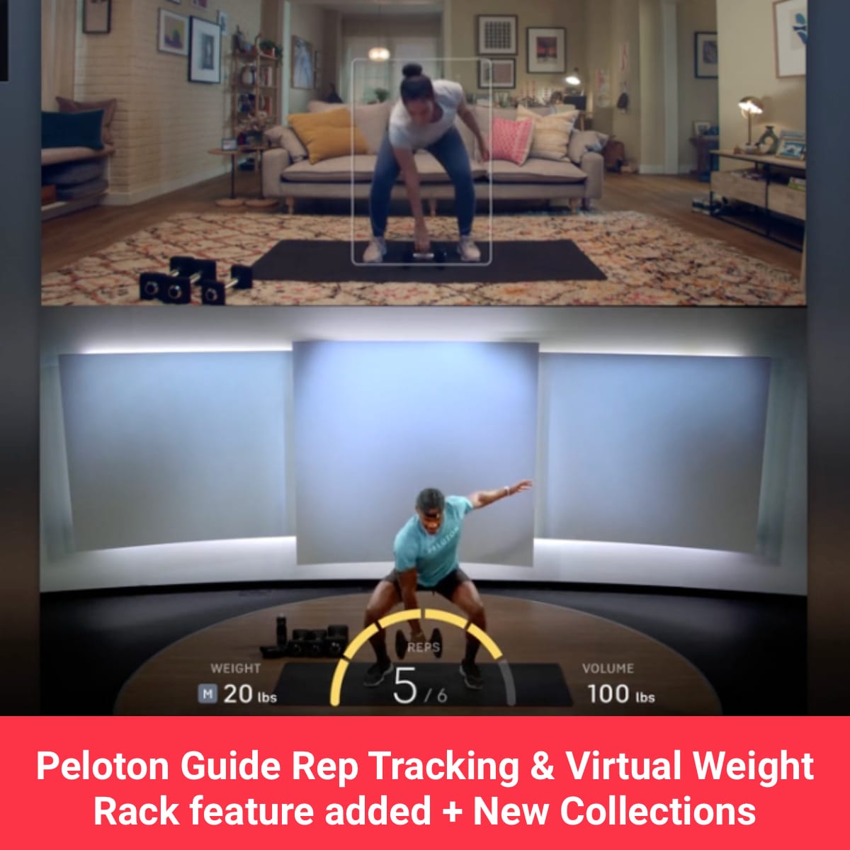Peloton Rep Tracking & Virtual Weight featured added + Collections - Peloton Buddy