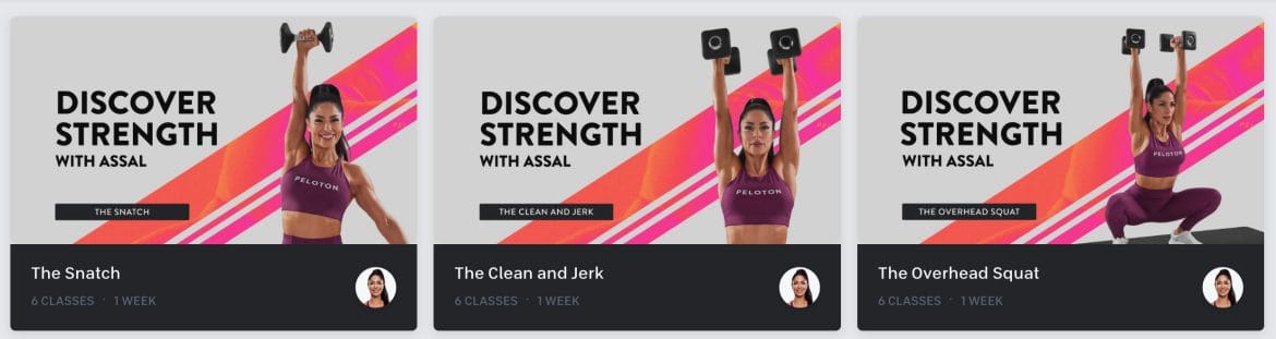 Three new Discover Strength programs with Assal Arian.
