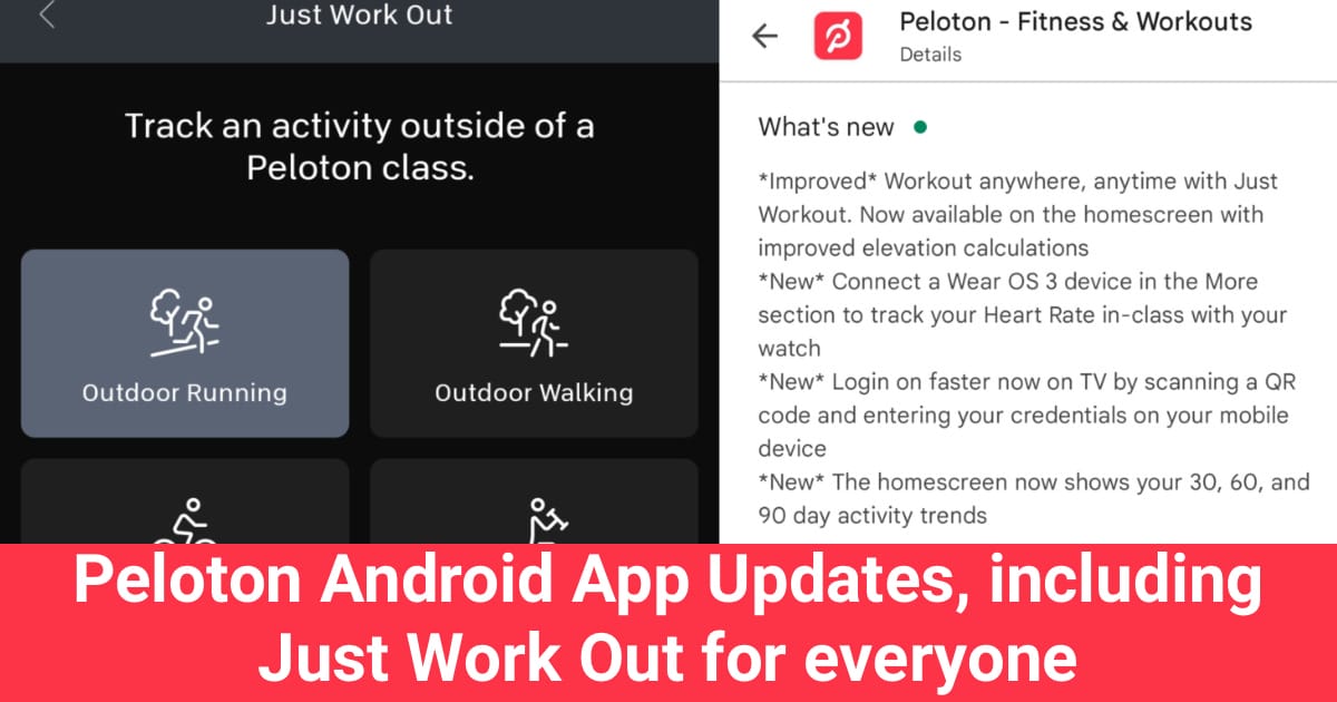 peloton app workouts