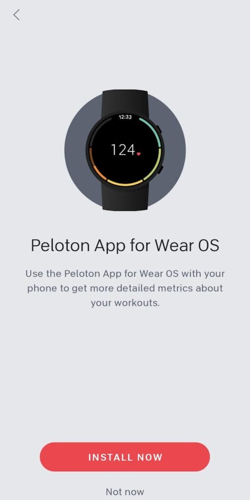 Peloton App for Wear OS Now Available
