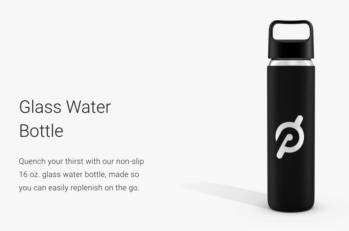 Peloton Glass Water Bottle