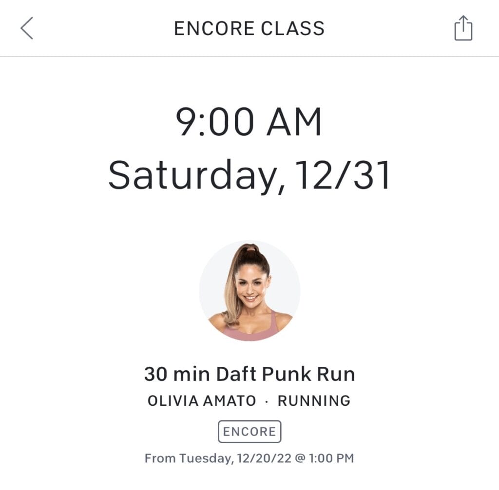 Daft Punk Run with Olivia Amato on upcoming schedule.