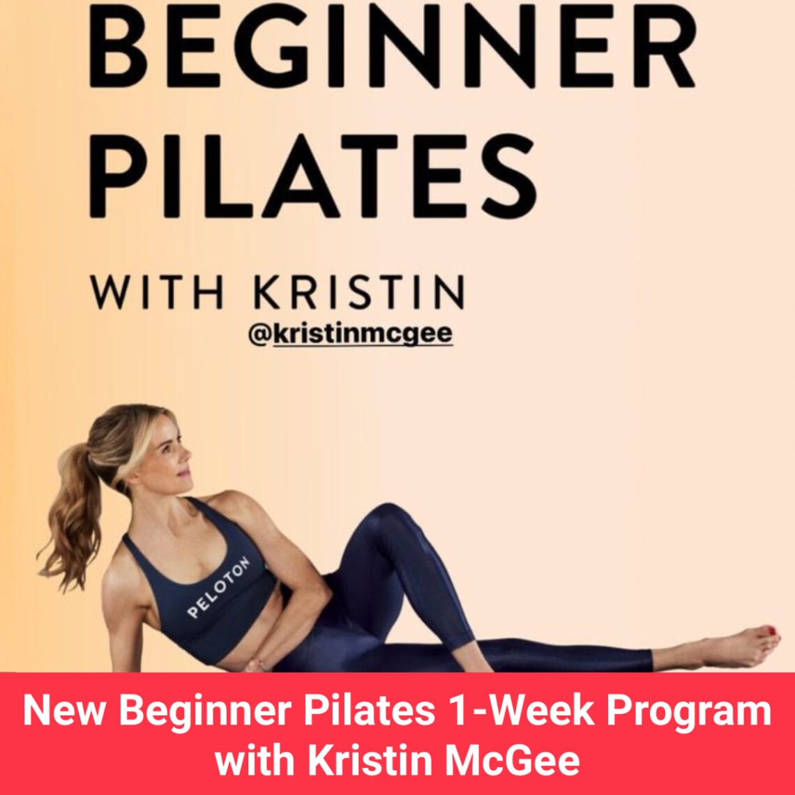 New Peloton Beginner Pilates Program with Kristin McGee Peloton Buddy