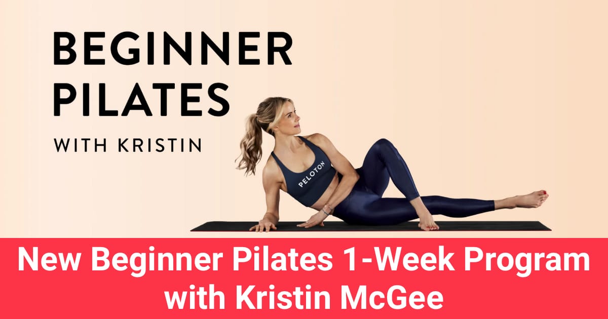 New Peloton Beginner Pilates Program with Kristin McGee - Peloton