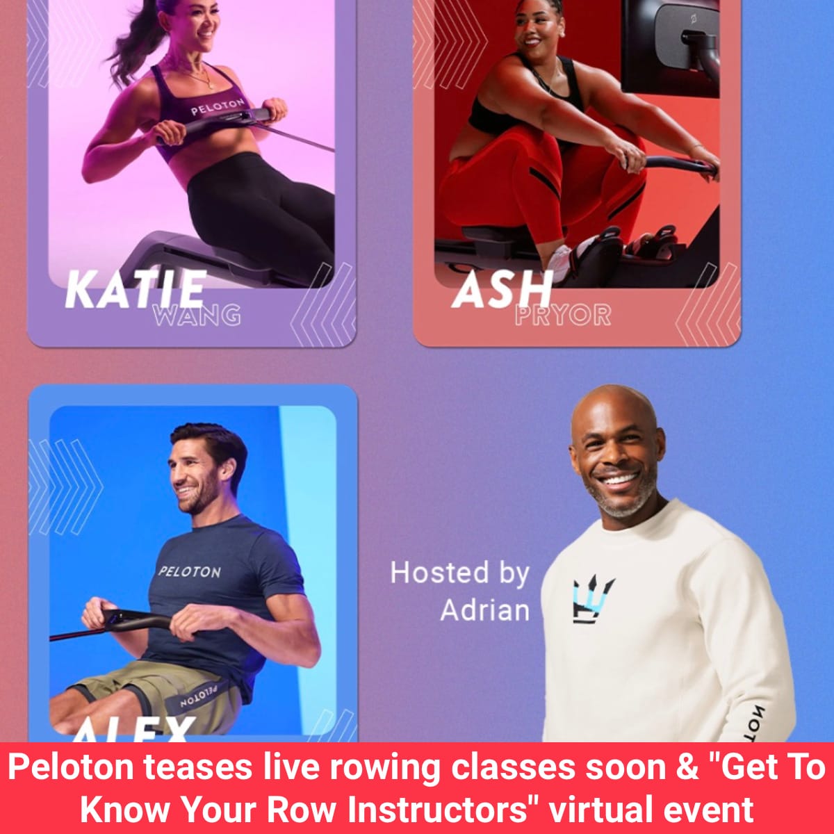 Peloton teases live rowing classes soon and