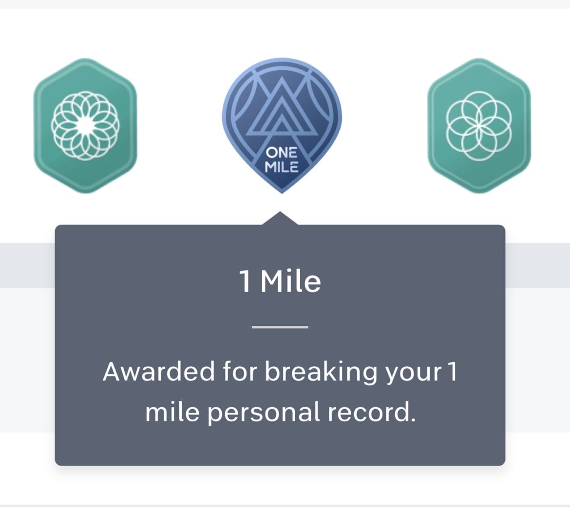 1 Mile Badge