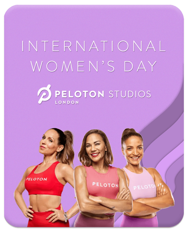 Peloton International Women's Day event at Peloton Studios London on March 8.