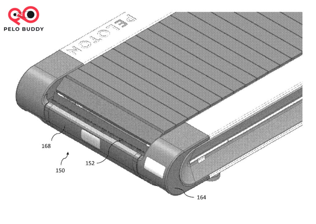 Image from Peloton patent application for the rear guard that could be used on the Peloton Tread+