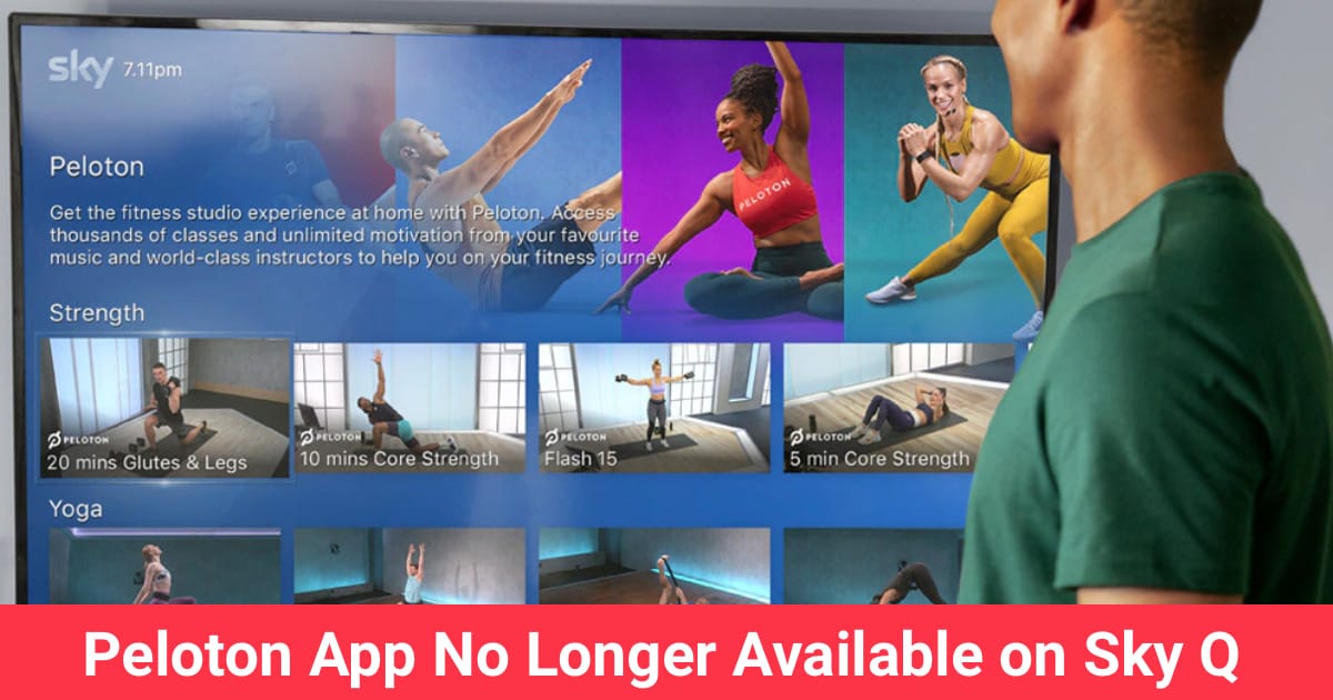 Peloton App No Longer Available on Sky Q Peloton Buddy
