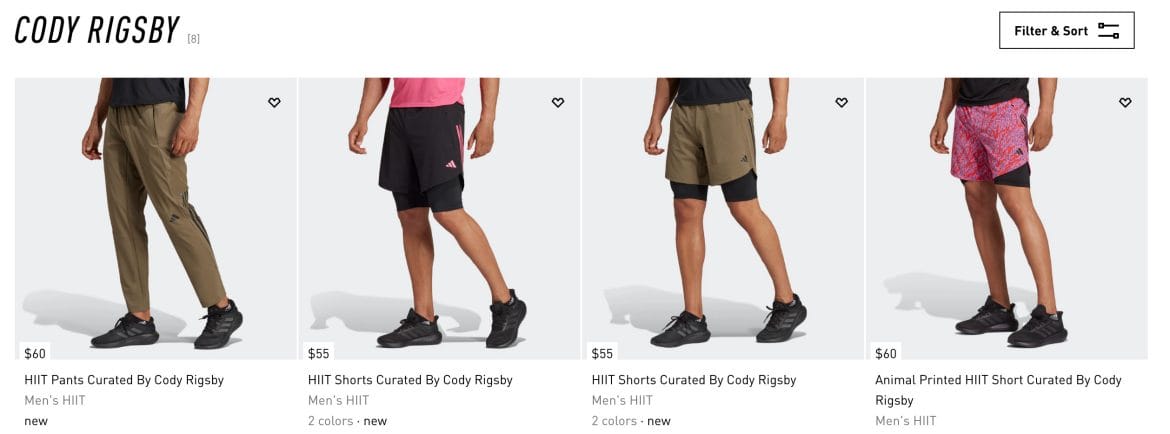 Cody's HIIT of Happiness collection with Adidas.