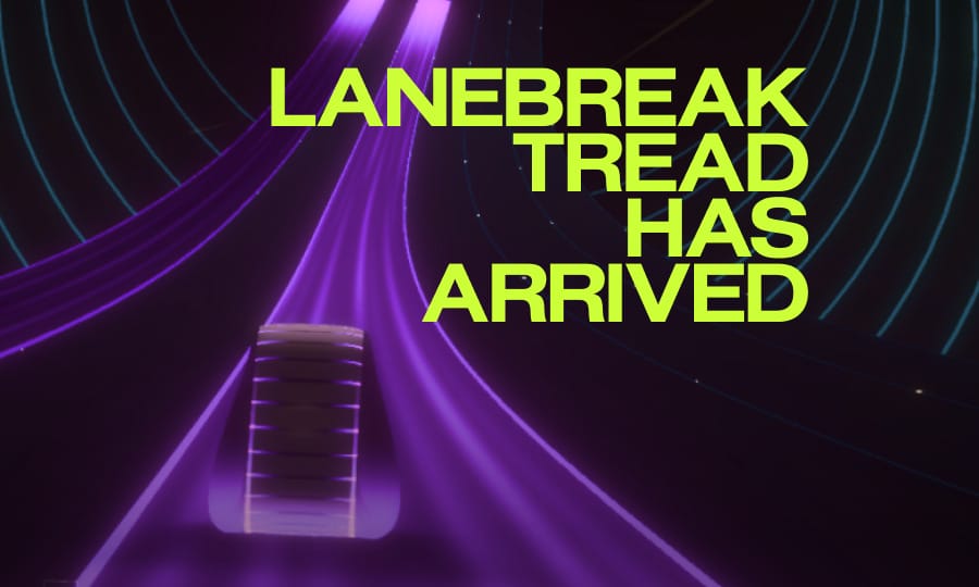 Lanebreak on Tread. Image credit Peloton.