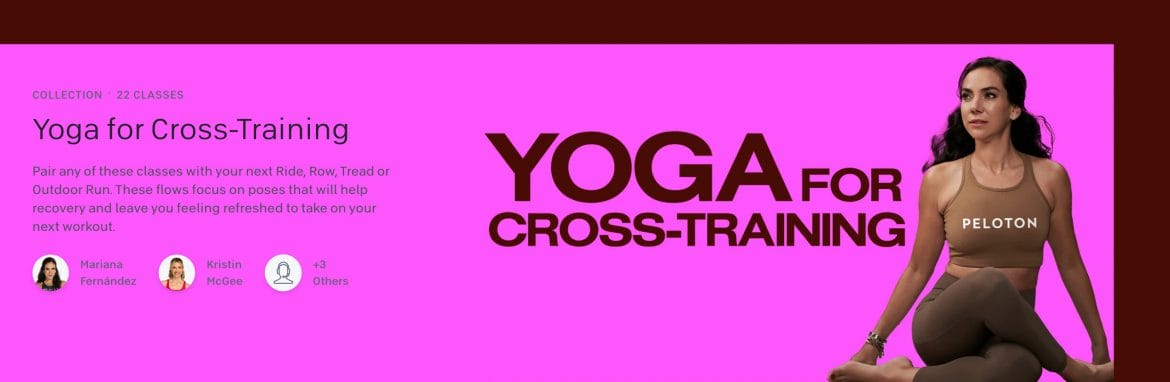 Peloton Yoga for Cross Training Collection.