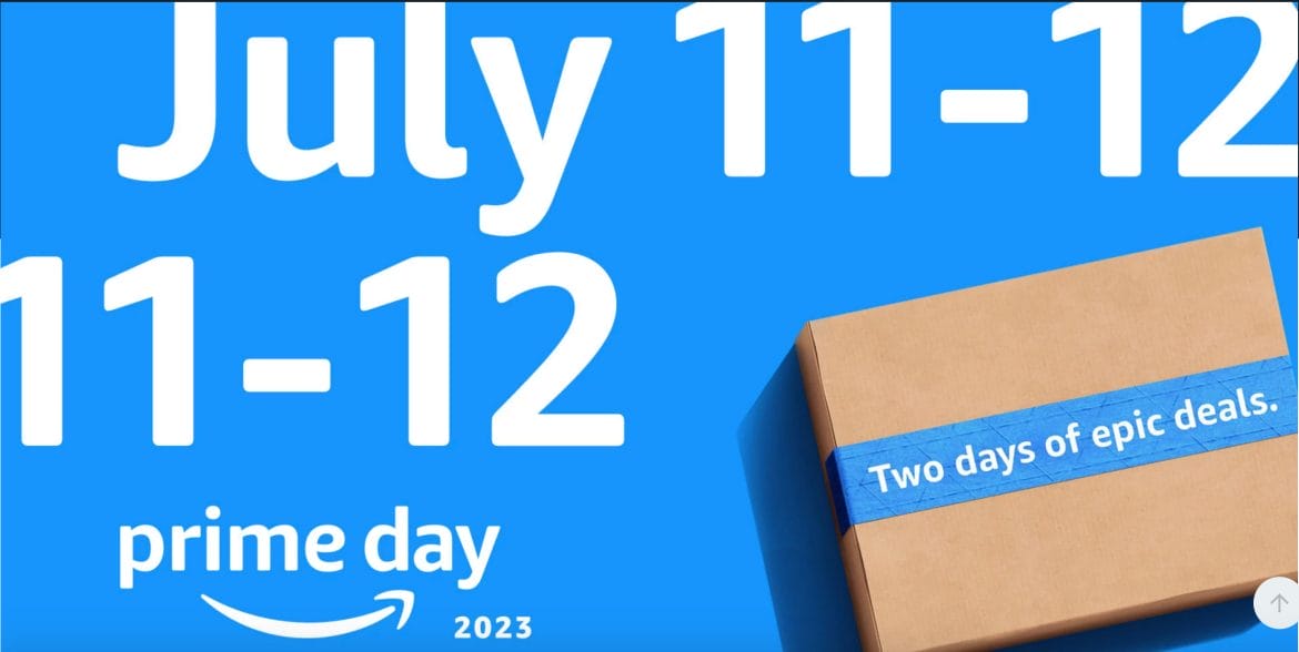 2023 Amazon Prime Day dates. Image credit Amazon.