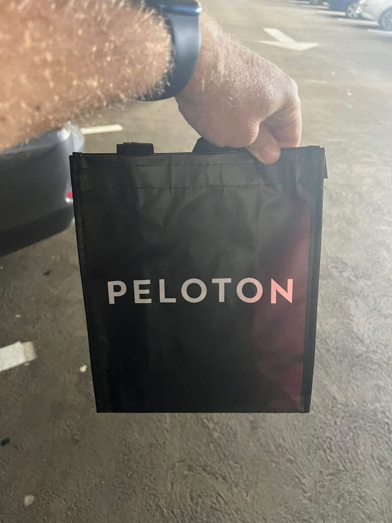 Bag that your items are given to you in.