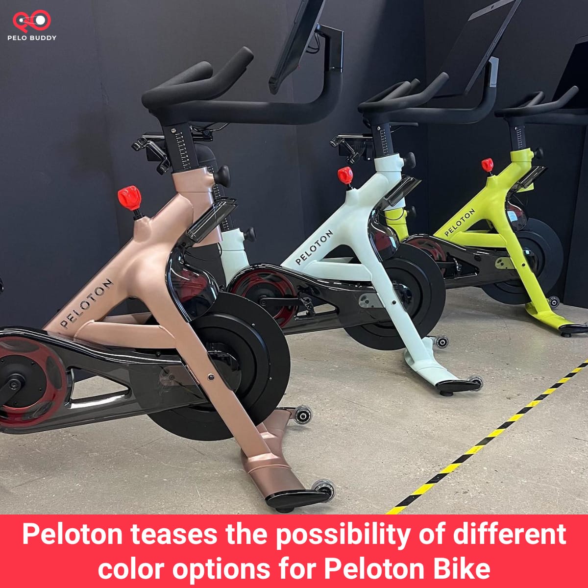 Peloton teases the possibility of different color options for Peloton